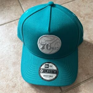 NWT Teal Philadelphia 76ers Hat